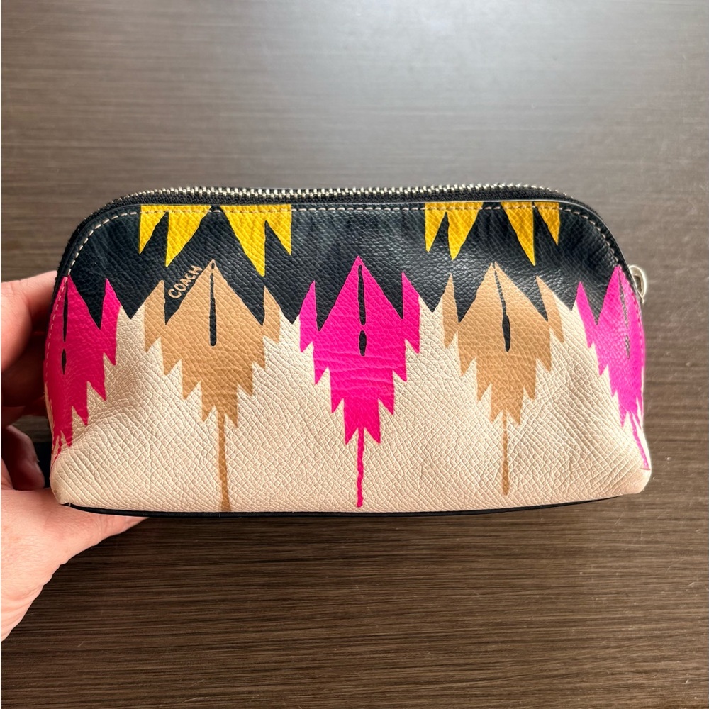 Coach Coachella Hawk Feather Cosmetic Case 2015 - Picture 4 of 13